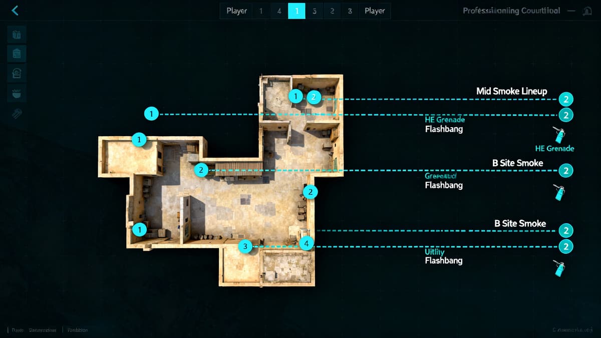 CS2 Map Analysis and Positioning